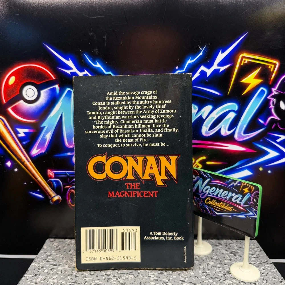 Conan the Magnificent Robert Jordan 1st Edition 1984 Tor Paperback Boris Vallejo